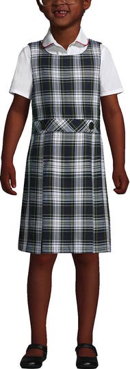 Kids Jumper Lands End Plaid Jumper Girls Uniform Plaid Jumper
