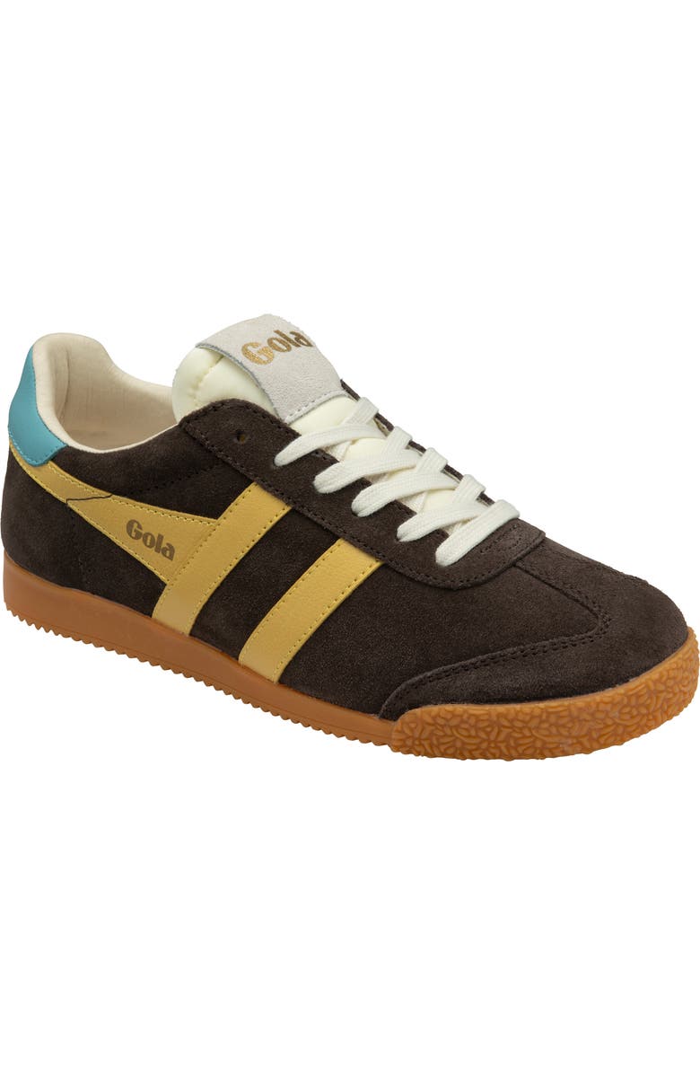 Gola Elan Sneaker, Main, color, Mocha/ Pollen/ Ocean