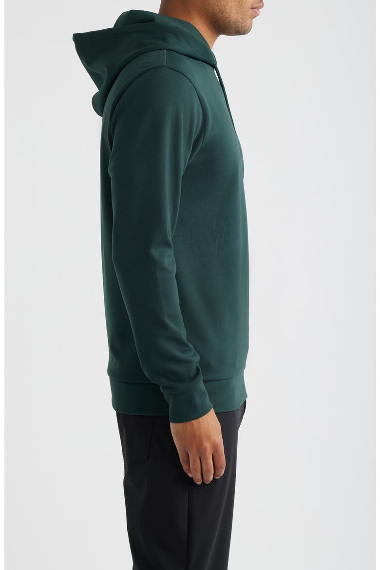 Fabien Double Knit Hoodie, Alternate, color, DARK SAGE GREEN