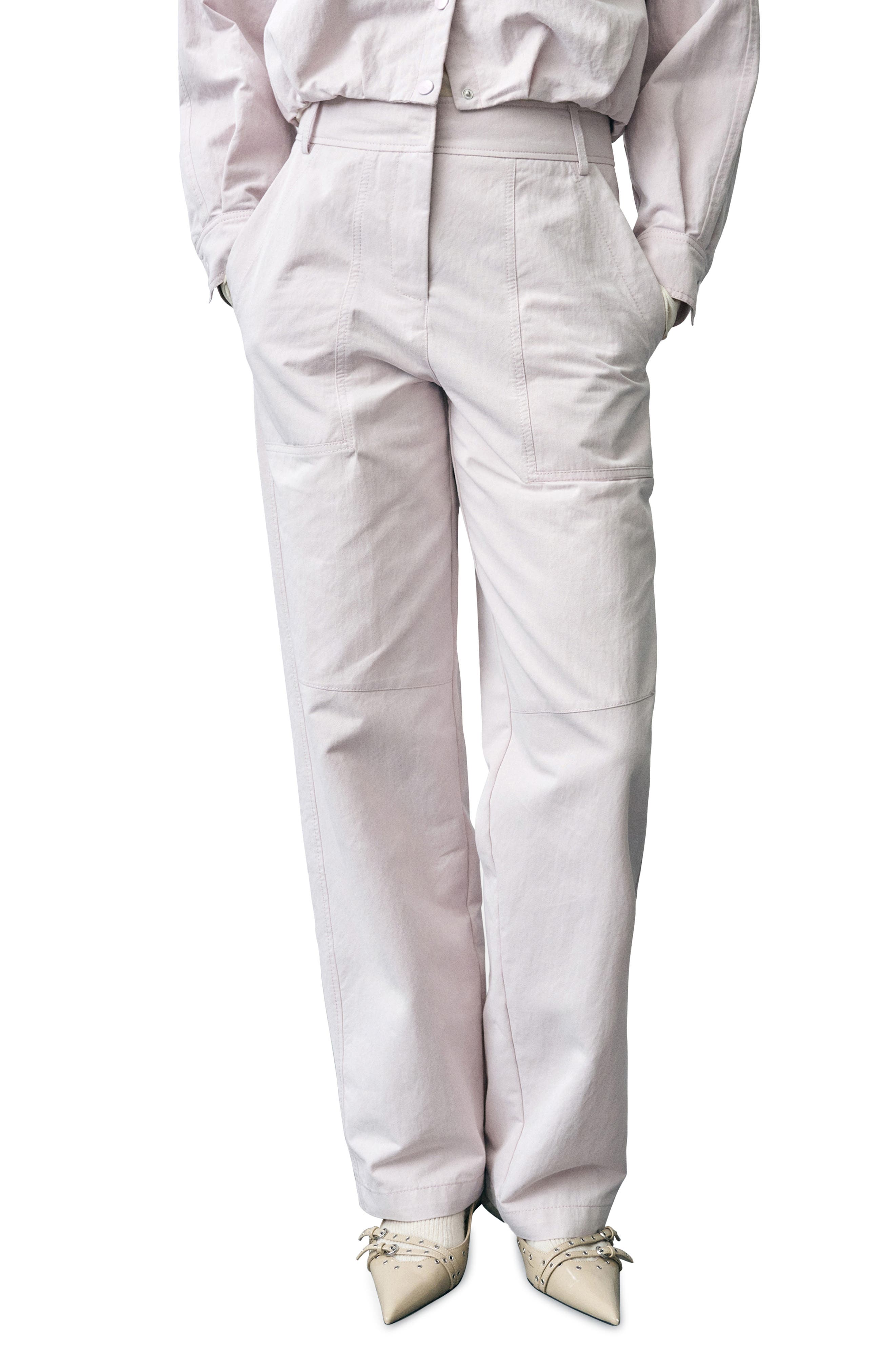 MANGO Amalia Straight Leg Pants