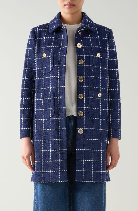 Vita Windowpane Coat
