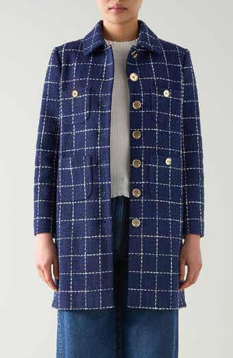 LK Bennett Vita Windowpane Coat