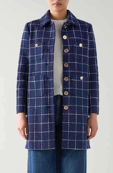 LK Bennett Vita Windowpane Coat