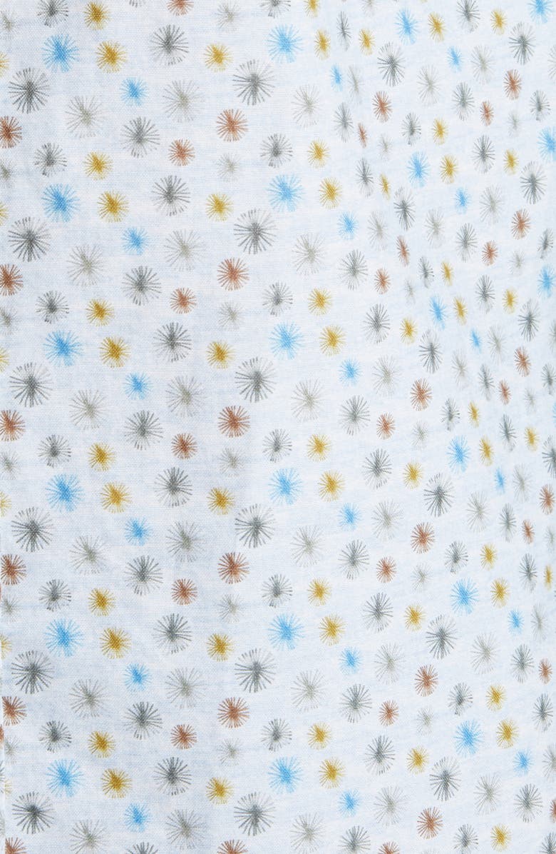 Brax Harold Dandelion Print Button-Up Shirt, Alternate, color, 