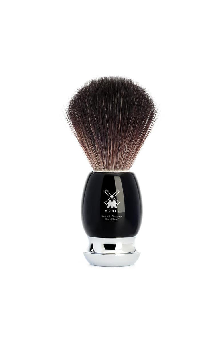 MÜHLE Vivo Black Resin Black Fiber Shaving Brush, Main, color, Black