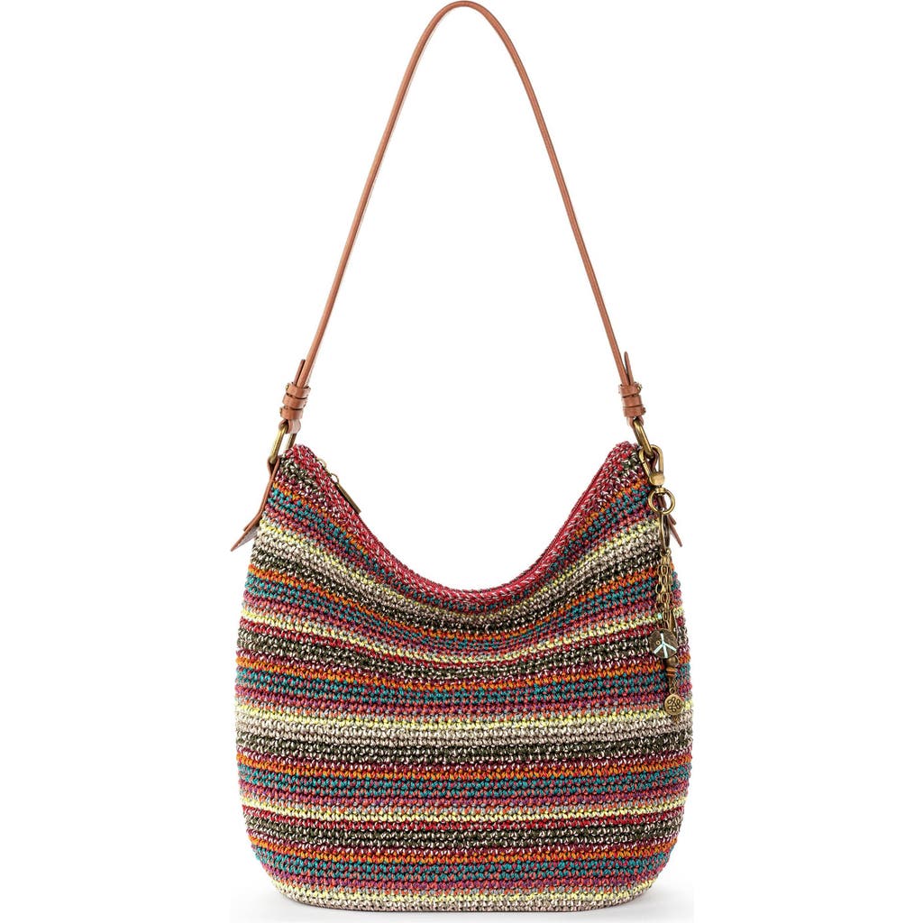 The Sak Sequoia Hobo Bag In Sunset Stripe
