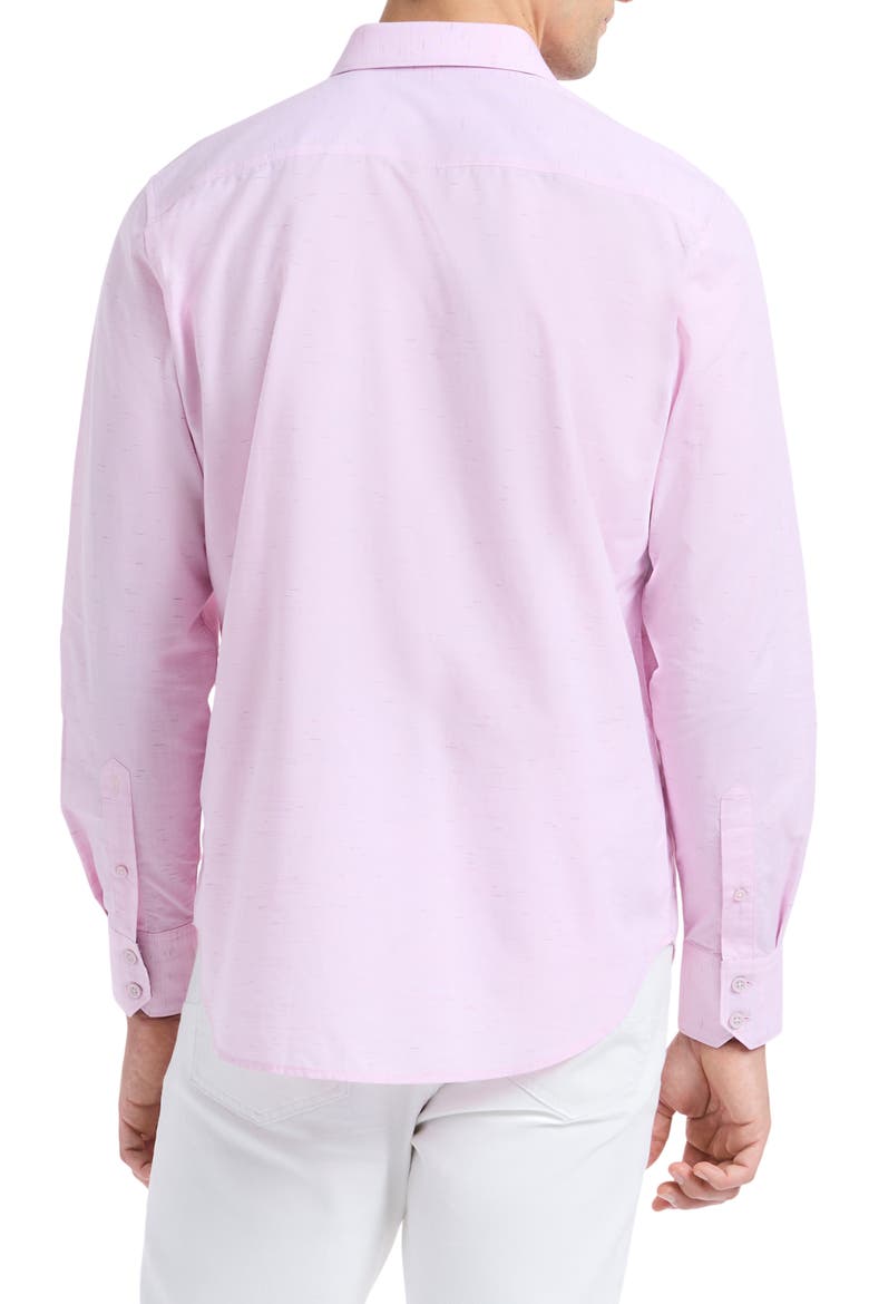 Avondale Cotton Button-Up Shirt, Alternate, color, LIGHT PINK