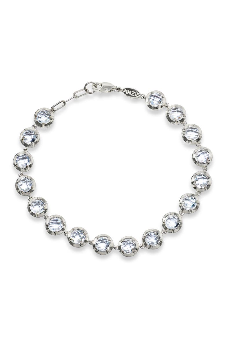 Mélia Tennis Bracelet, Main, color, SILVER