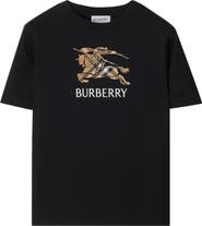Burberry Knight Check Cotton T-shirt