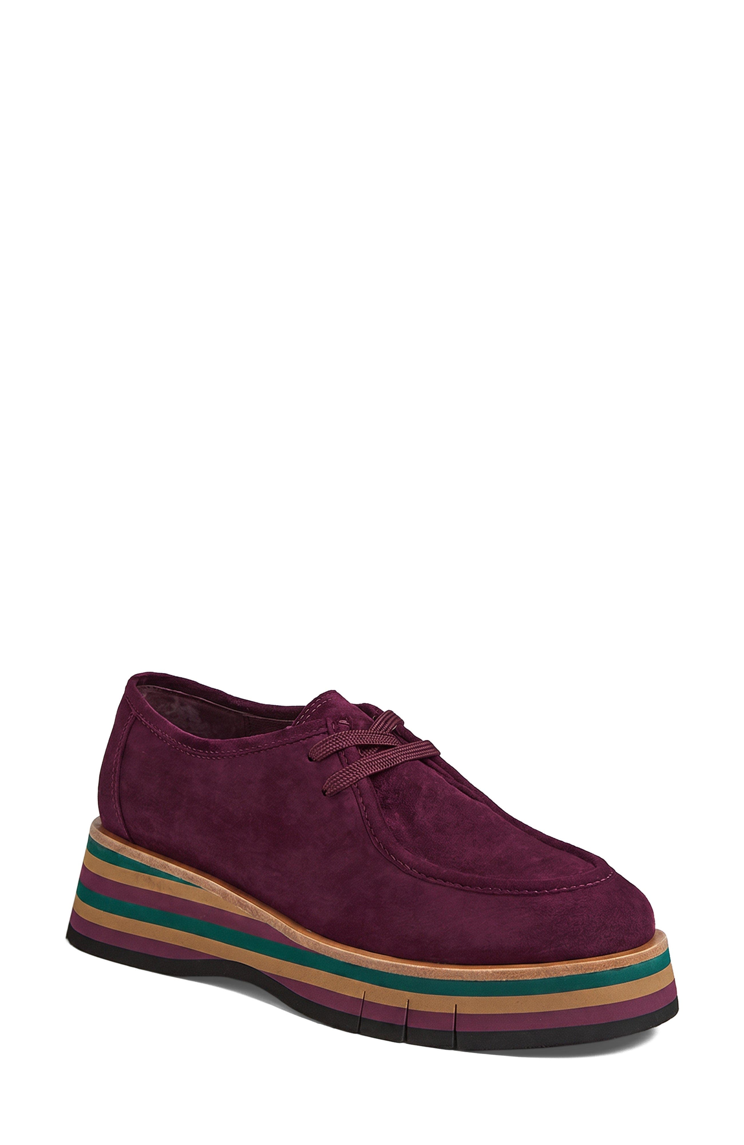 Burgundy Multi WR Suede