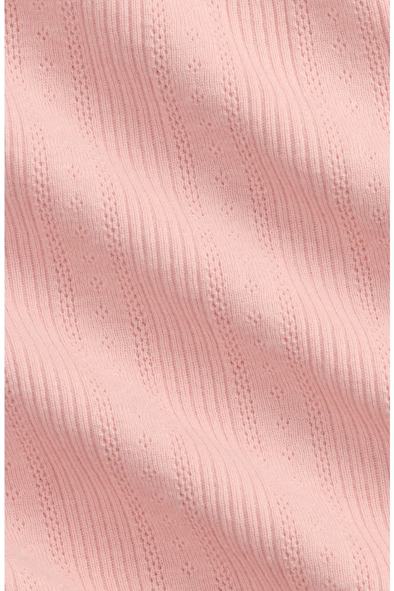 Pointelle Knit Cotton Leggings, Alternate, color, ADIRONDACK ROSE