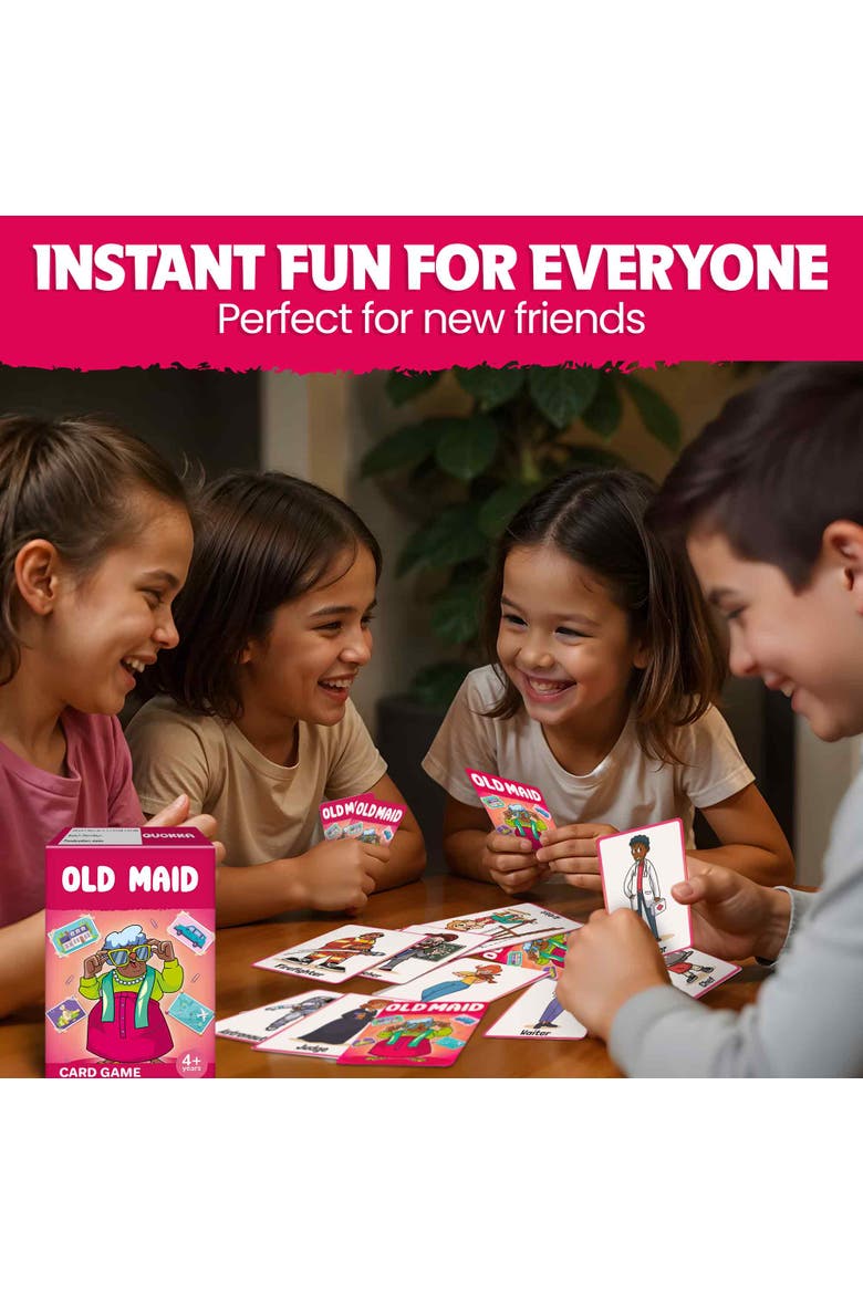 Kids Card Games Collection, Alternate, color, Old maid