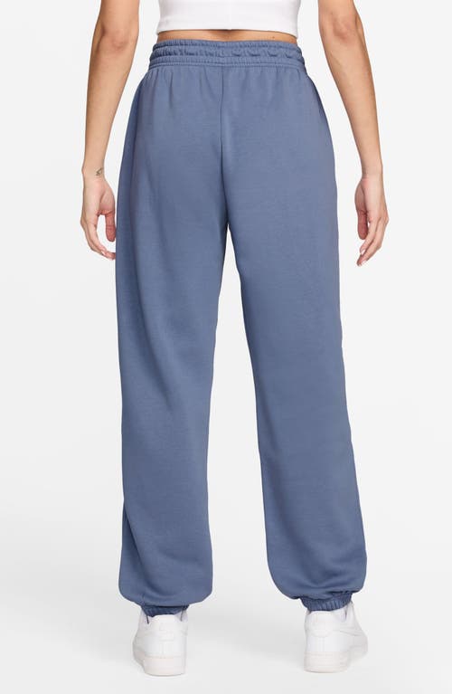 Nike Sportswear Phoenix Fleece High-waisted Oversized Sweatpants In Blue