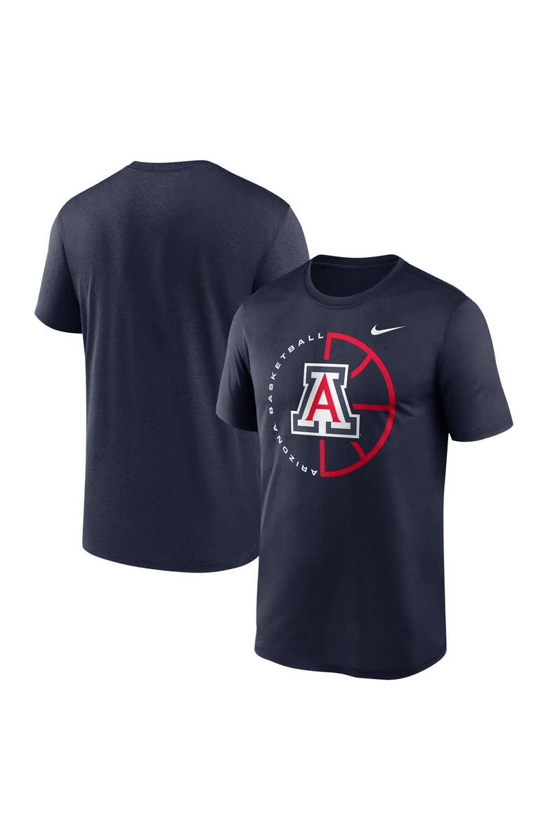 Nike Men's Nike Navy Arizona Wildcats Legend Basketball Icon Performance T-Shirt, Main, color, 