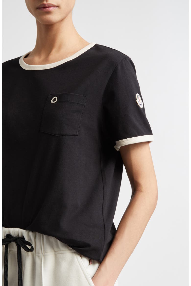 Ringer T-Shirt, Alternate, color, BLACK