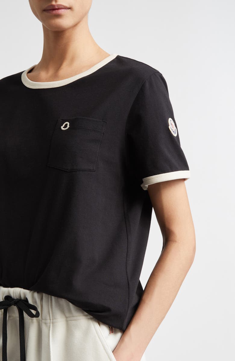 Moncler Ringer T-Shirt, Alternate, color, Black