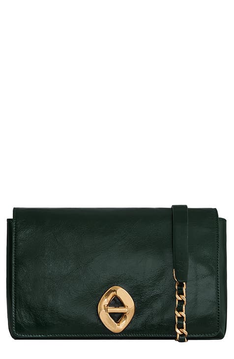 Rebecca Minkoff Seafoam Green 5 Zip Mini Crossbody Bag Purse Tassel Leather  | eBay