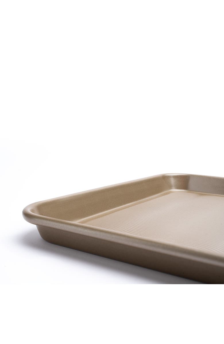 CUISIPRO 13.5 x 9.5-Inch Rectangular Steel Nonstick Baking Sheet Pan, Alternate, color, Brown