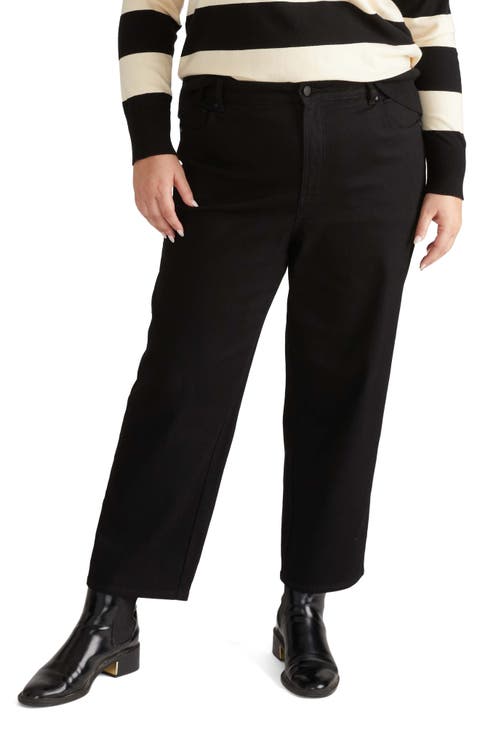 Donna Curve High Waist Straight Leg Jeans
