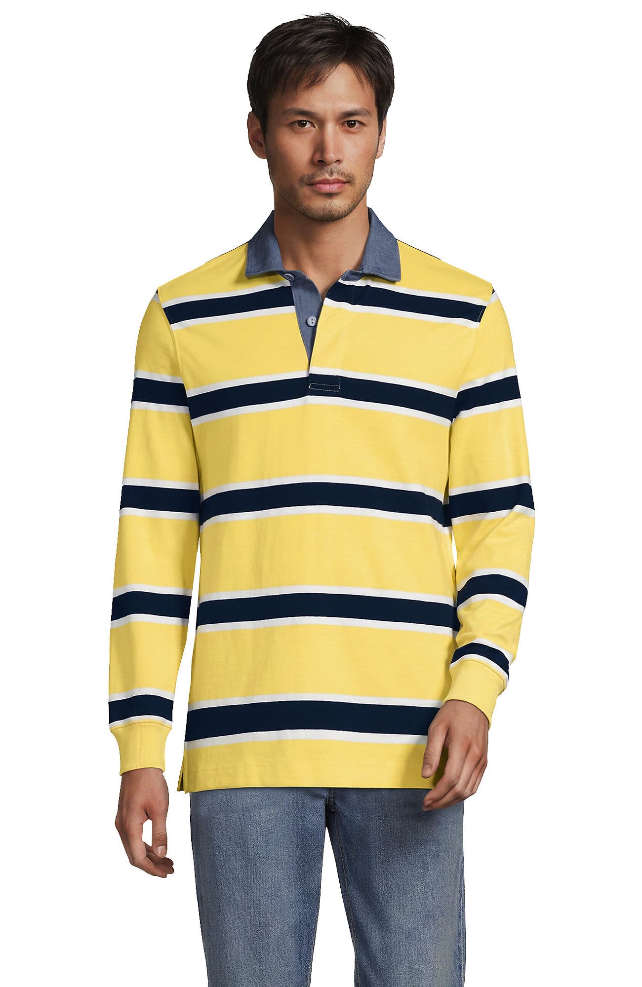 selected Golden Pineapple/Navy Stripe