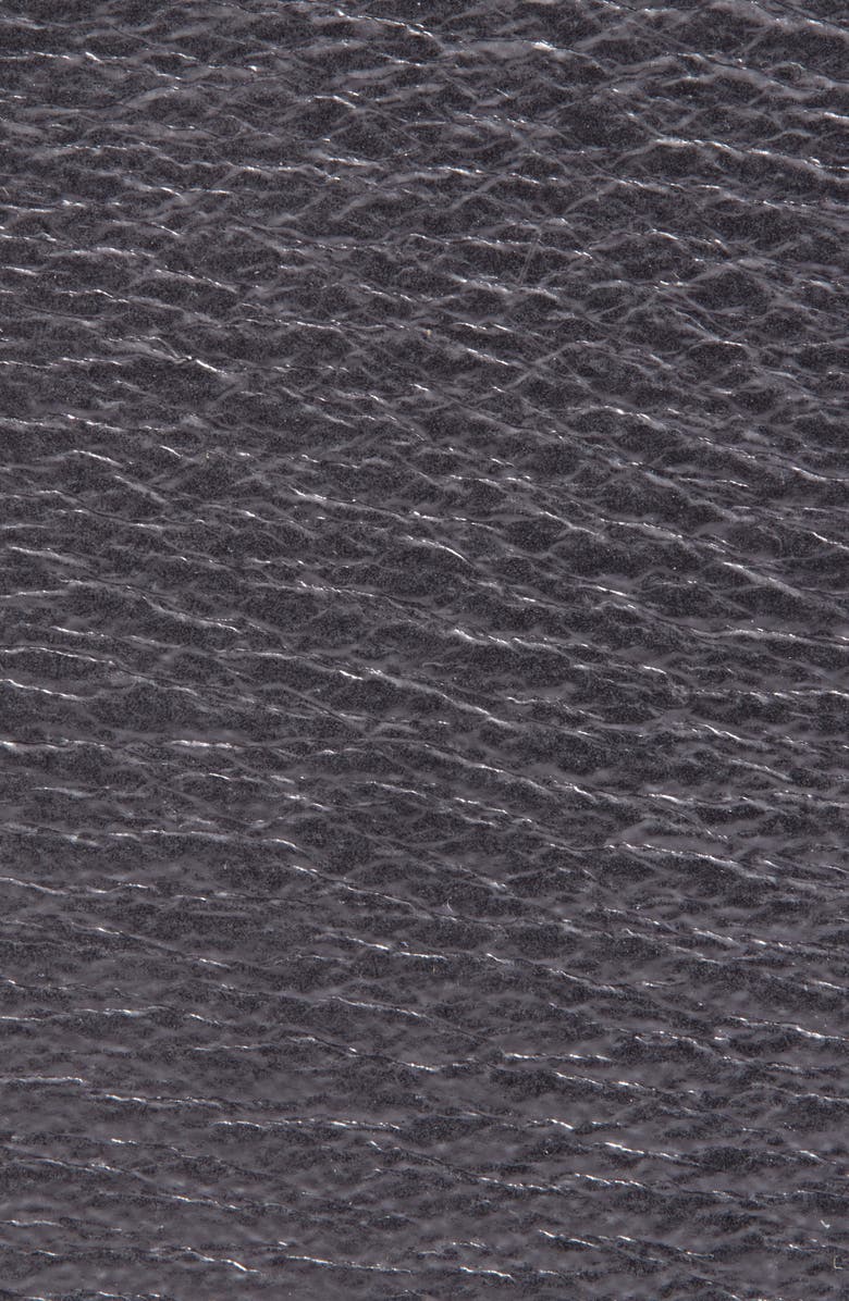 AllSaints Western Hexagon Buckle Leather Belt, Alternate, color, Gunmetal / Antique Nickel, 026