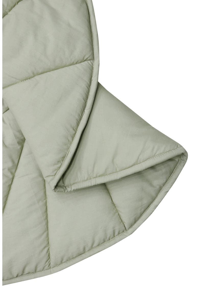 Water Lily Organic Play Mat, Alternate, color, OLIVE