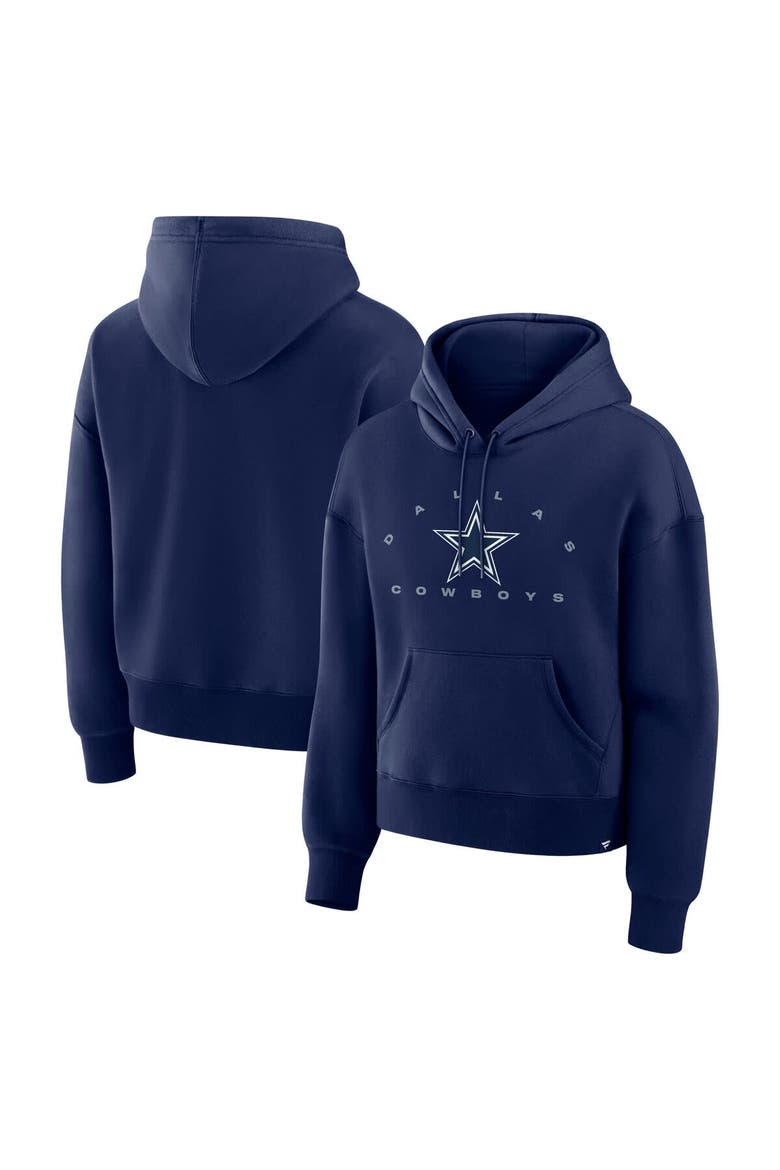 Women's Fanatics Navy Dallas Cowboys Eligible Receiver Legacy Pullover Hoodie, Main, color, Navy