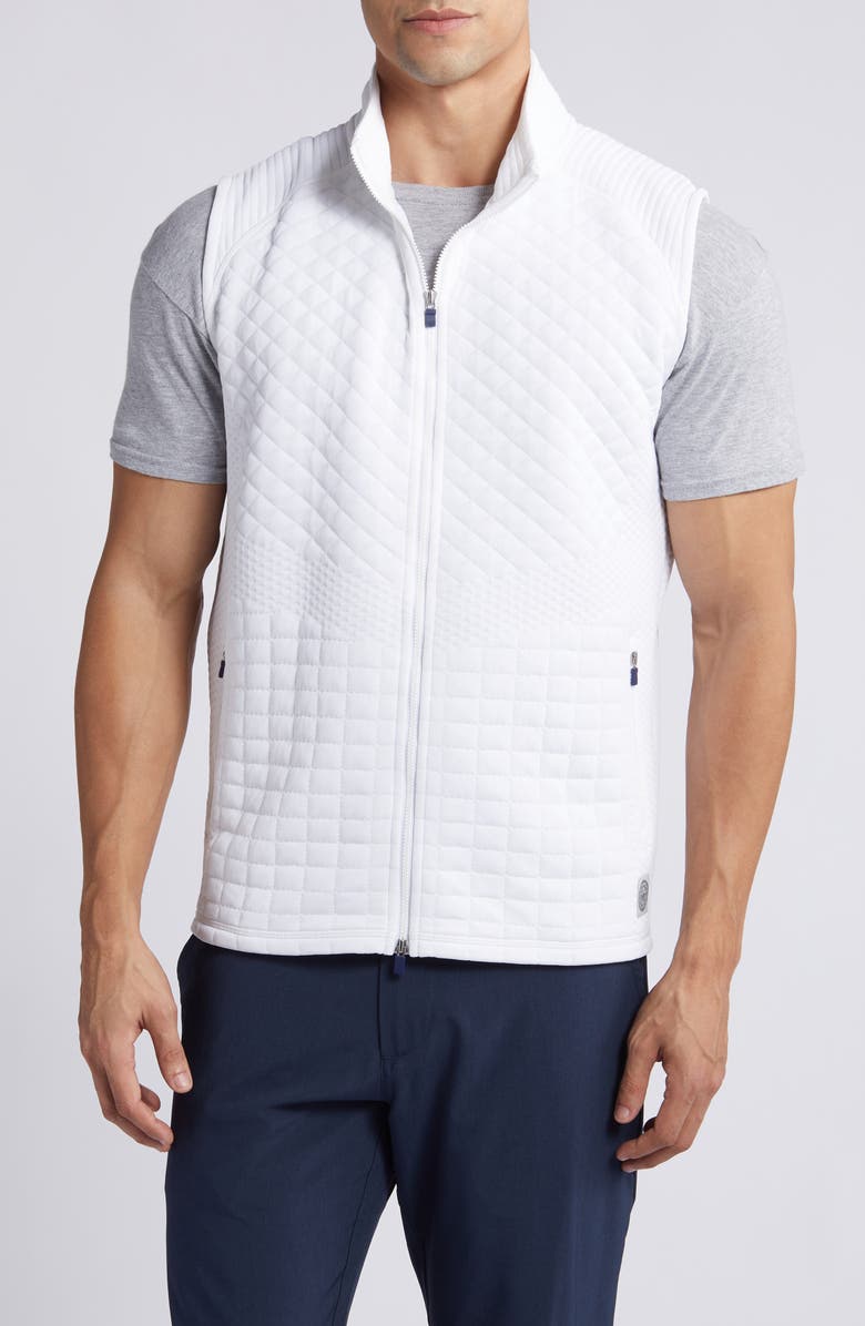 Peter Millar Orion Quilted Performance Vest, Main, color, 