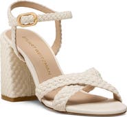 Stuart Weitzman Alyssa Ankle Strap Woven Sandal