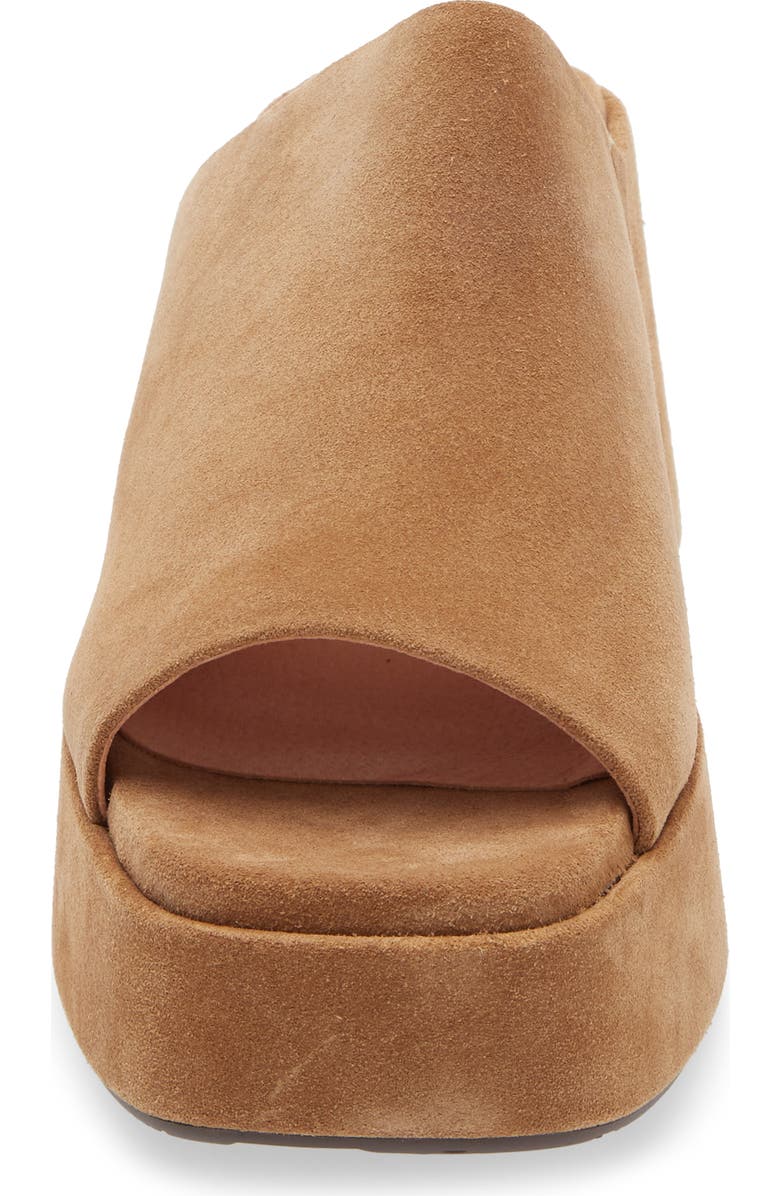 Chocolat Blu Huda Square Toe Sandal, Alternate, color, Tan Suede