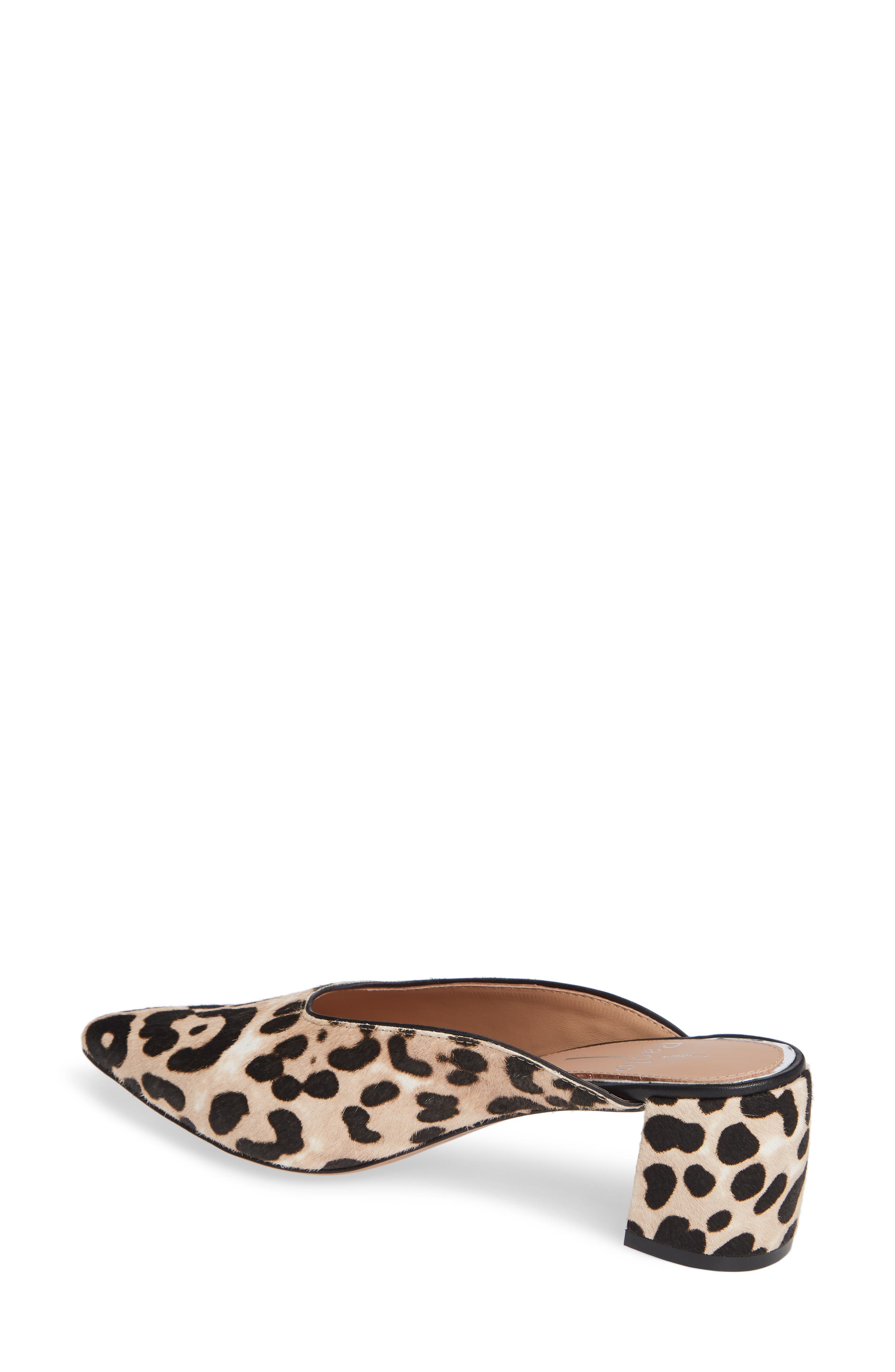 Linea Paolo Zadie II Genuine Calf Hair Mule, Alternate, color, Leopard Haircalf