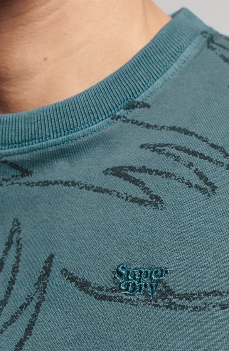 Superdry Vintage Print T-Shirt, Alternate, color, 