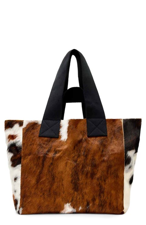 Izzy Genuine Calf Hair Tote