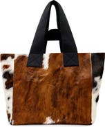 AllSaints Izzy Genuine Calf Hair Tote
