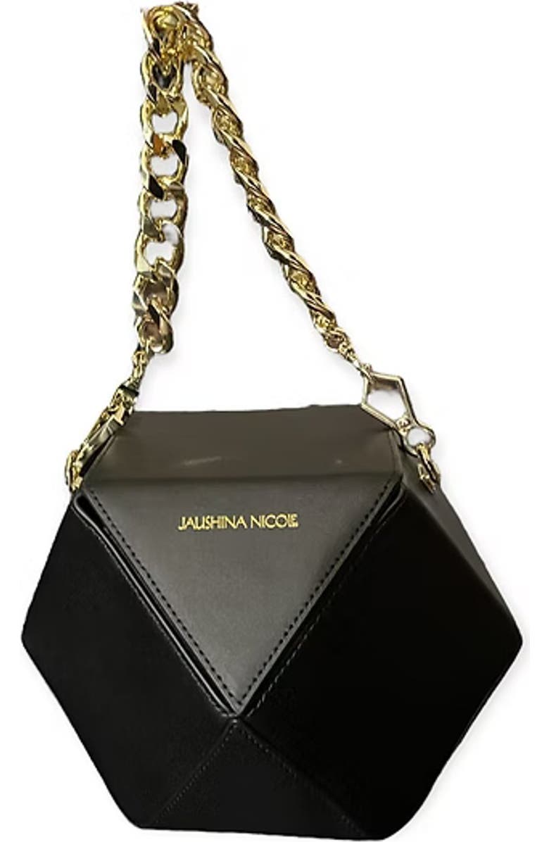 Jaushina Nicole Tetra Top Handle Bag, Main, color, Black
