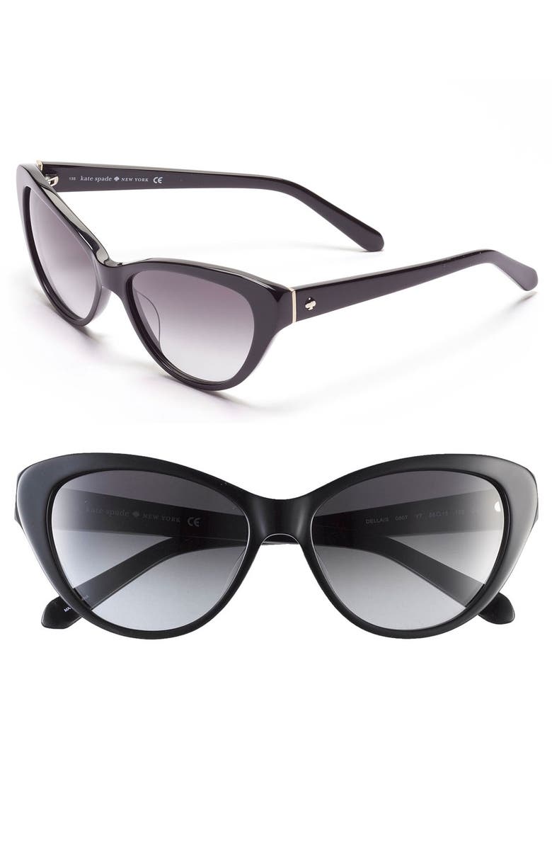 Kate Spade New York 'della' 55mm sunglasses, Main, color, 