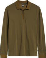 BOSS Peduzzi Half Zip Cotton Sweater