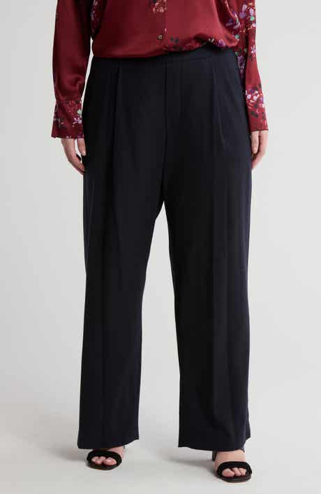 Vince Flannel Easy Pull-On Pants