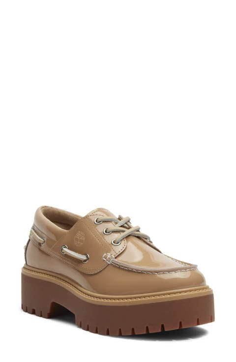 Stone Street Platform Boat Shoe (Women)