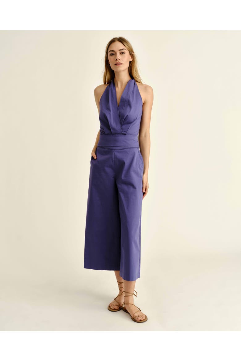 Salida High-Rise Culotte, Alternate, color, Coastal Indigo