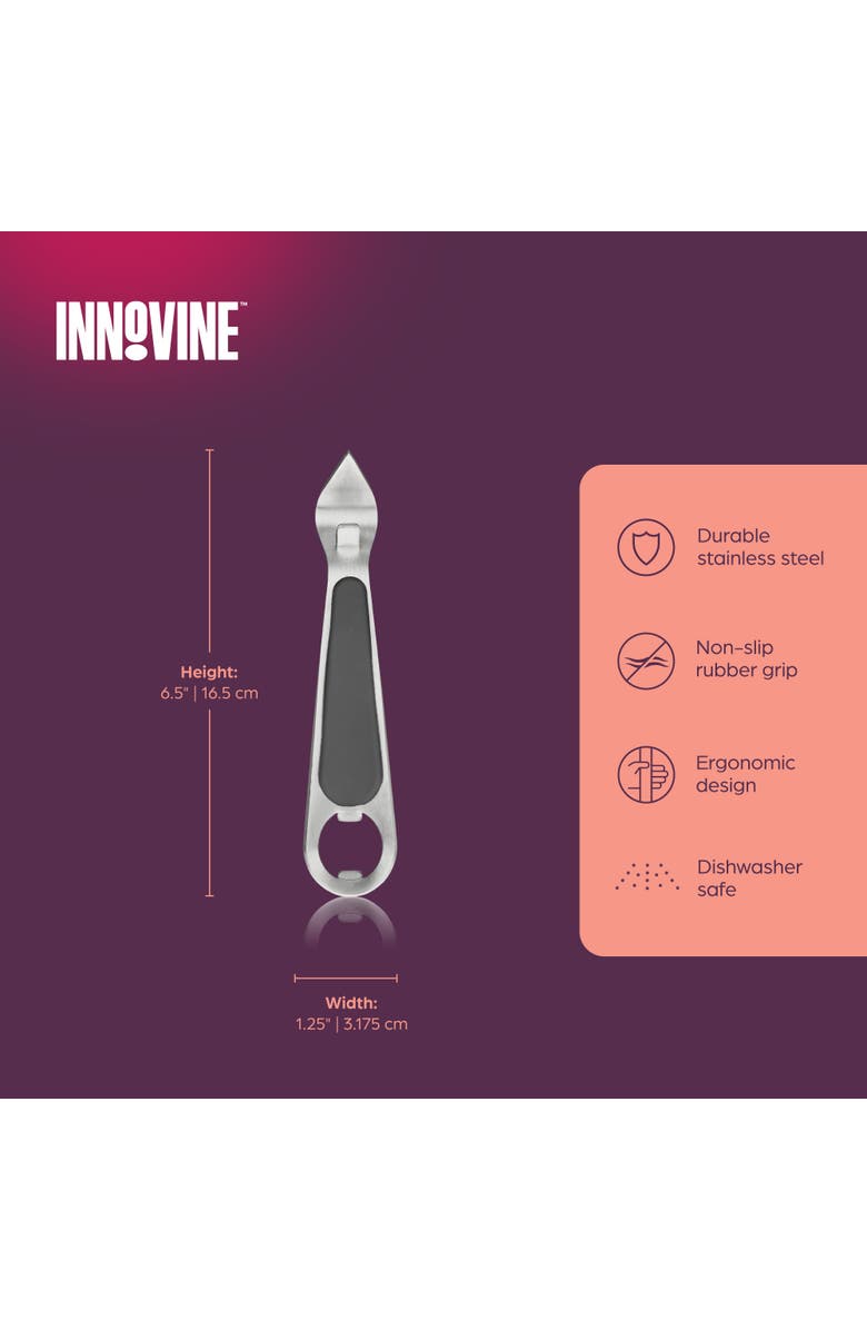 Innovine Dual-Function Bottle Opener, Alternate, color, Silver
