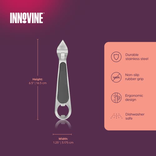 Innovine Dual-function Bottle Opener In Silver