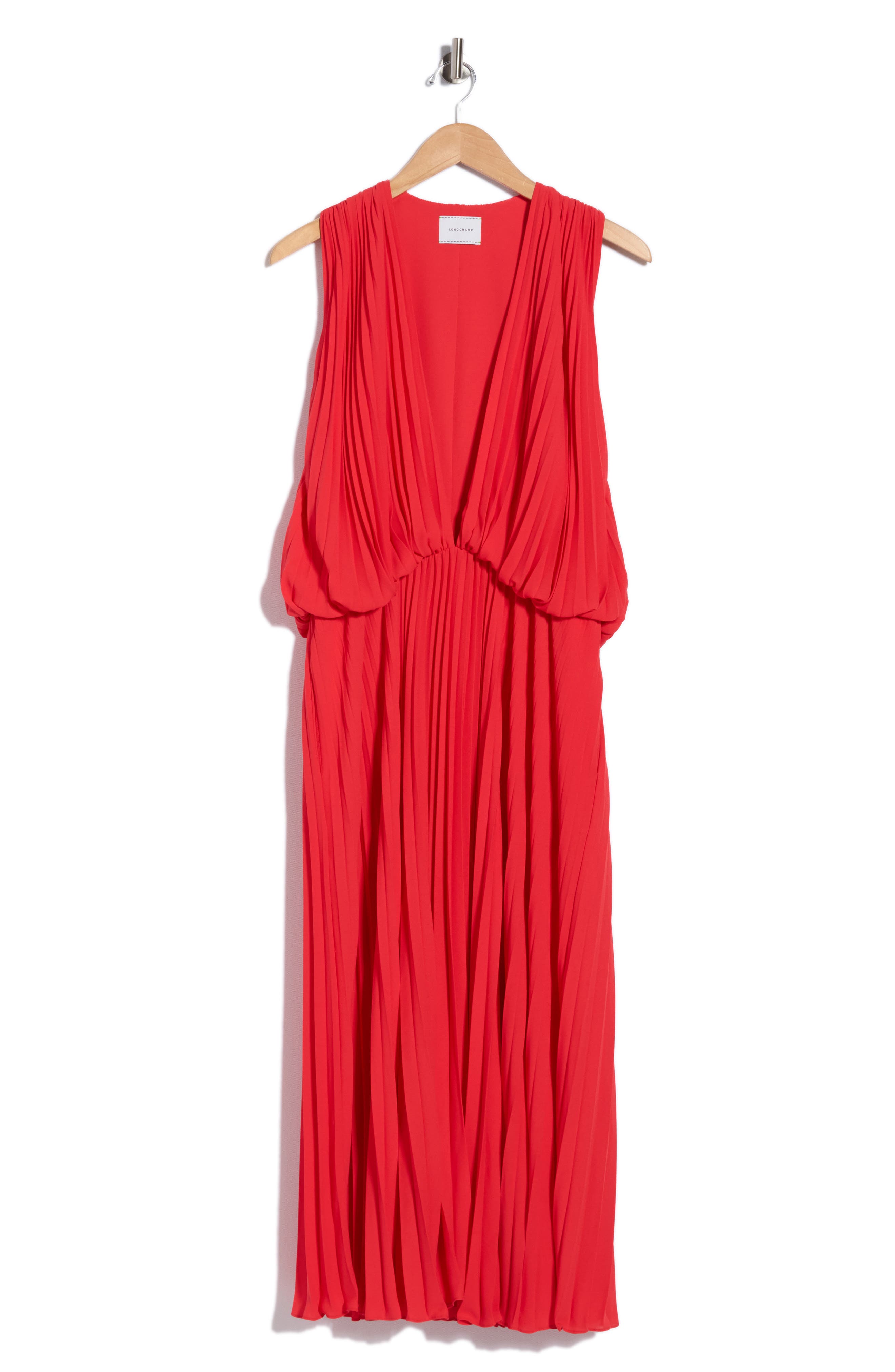 Sleeveless Plissé Dress