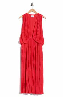 Sleeveless Plissé Dress