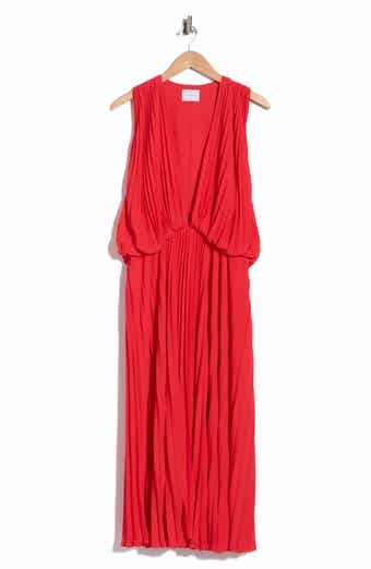 Sleeveless Plissé Dress