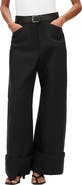 Another Tomorrow Wide Cuff Pant
