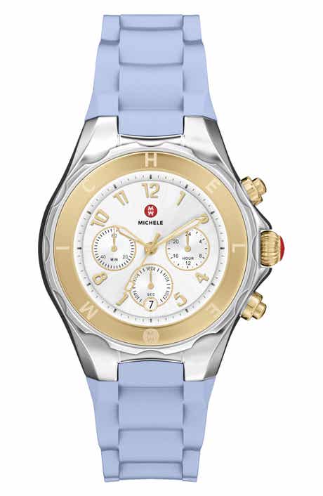 Jellybean Chronograph Silicone Strap Watch, 40mm