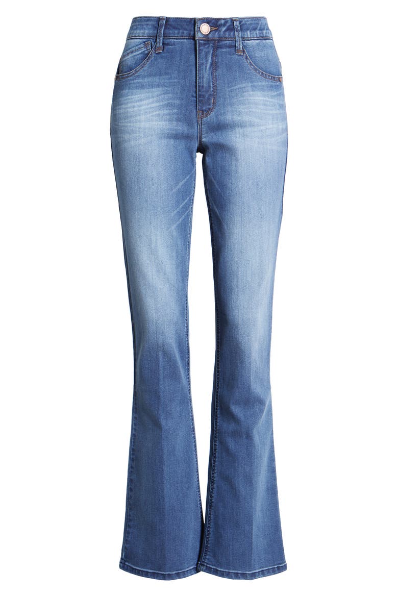 'Ab'Solution High Waist Itty Bitty Bootcut Jeans (Nordstrom Exclusive), Alternate, color, BLUE