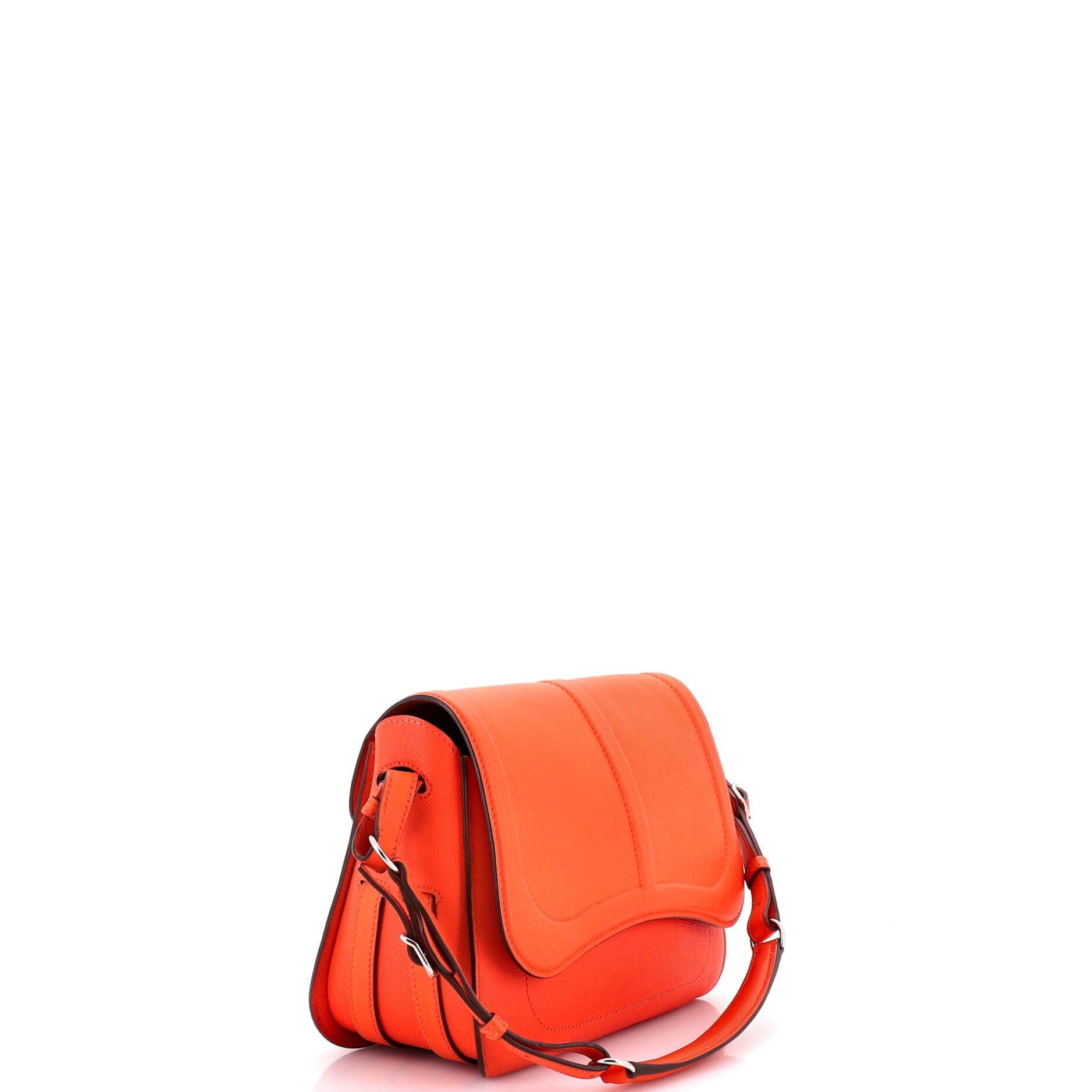 Harnais Shoulder Bag Epsom and Swift, Alternate, color, Orange Poppy