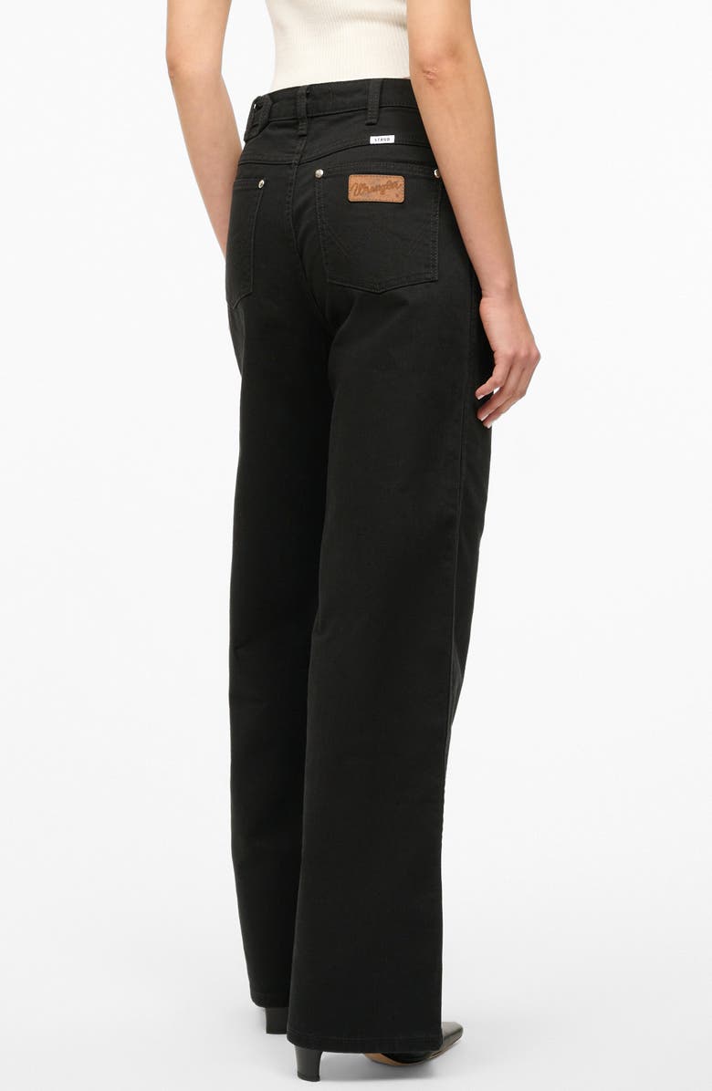 STAUD + Wrangler The Loose Fit Jeans, Alternate, color, Black